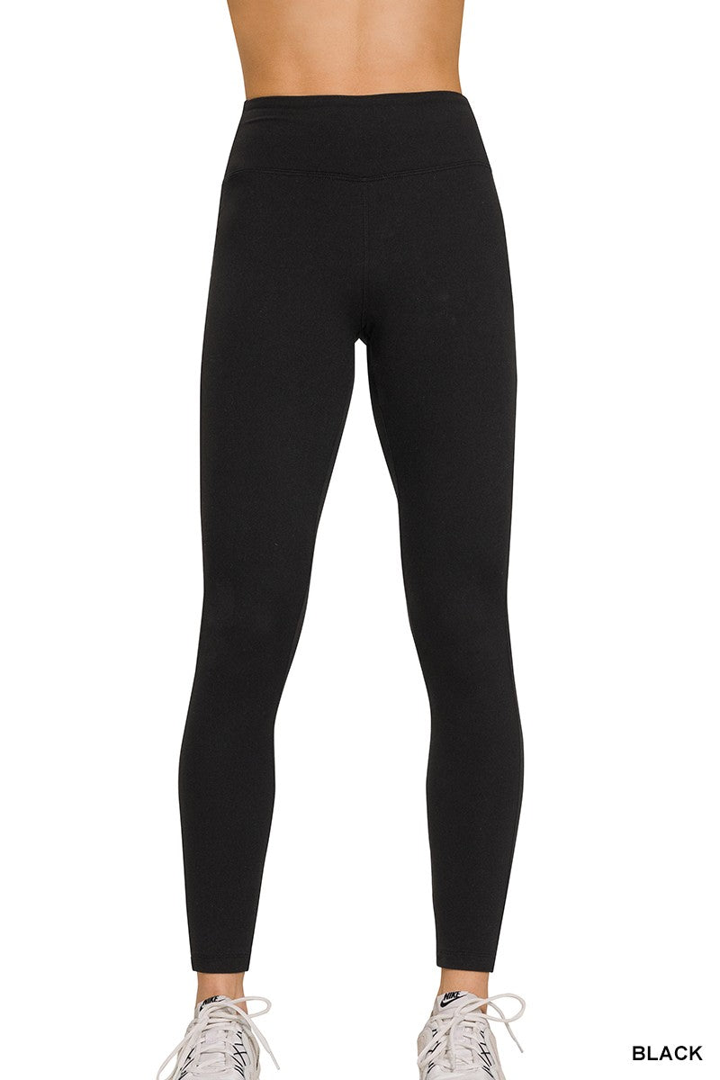 Microfiber Soft Waistband Leggings